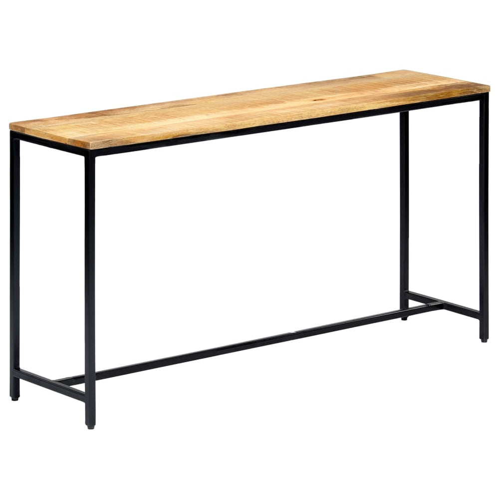 Wandtafel 140x35x76 cm massief ruw mangohout MeubelReus