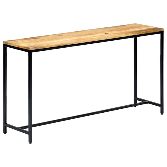 Wandtafel 140x35x76 cm massief ruw mangohout MeubelReus