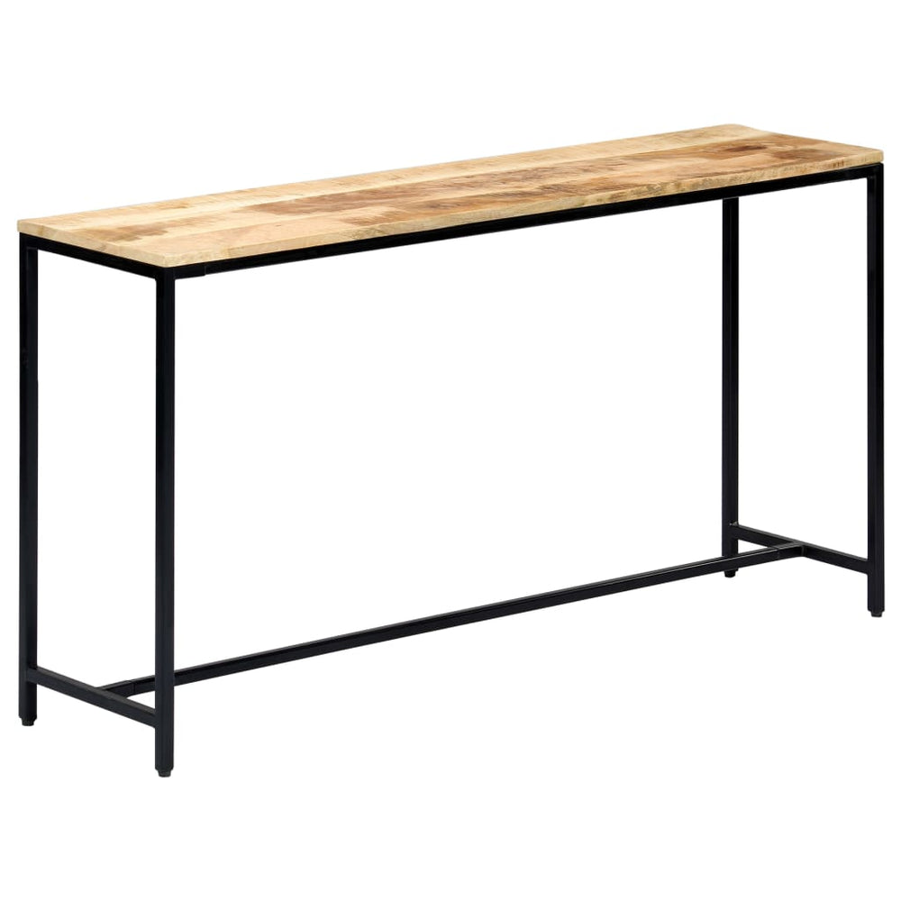 Wandtafel 140x35x76 cm massief ruw mangohout MeubelReus