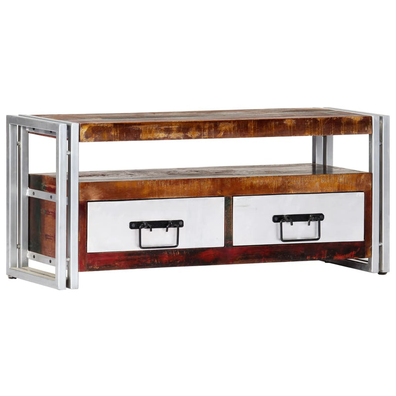 Tv-meubel 90x30x40 cm massief gerecycled hout MeubelReus