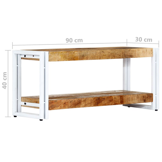 Tv-meubel 90x30x40 cm massief mangohout MeubelReus