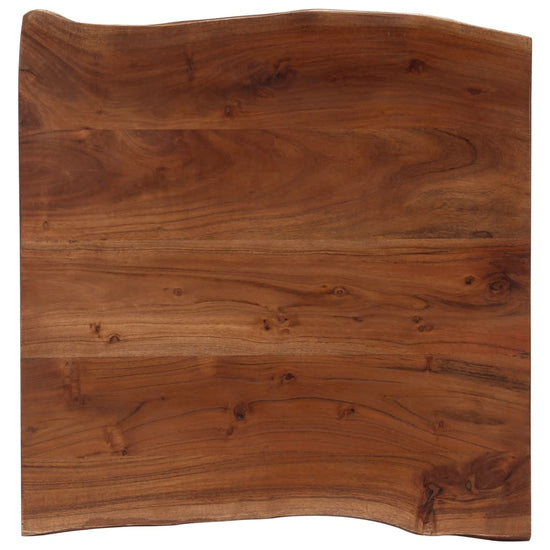 Salontafel met natuurlijke randen 60x60x40 cm acaciahout MeubelReus