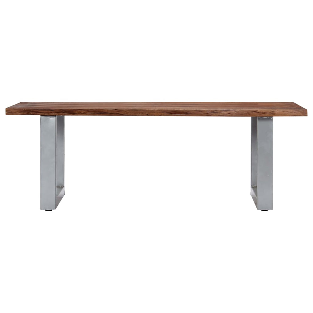 Salontafel met natuurlijke randen 115x60x40 cm acaciahout MeubelReus