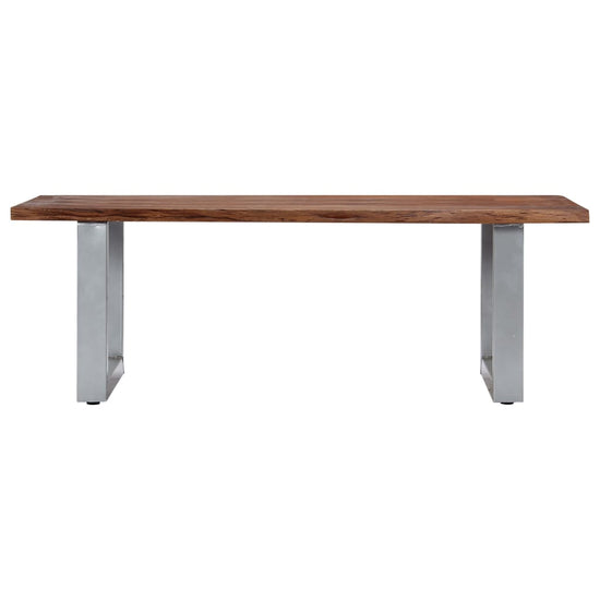 Salontafel met natuurlijke randen 115x60x40 cm acaciahout MeubelReus
