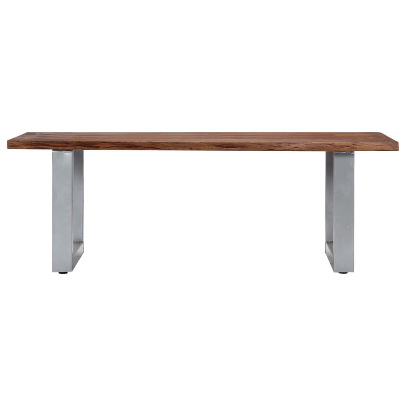 Salontafel met natuurlijke randen 115x60x40 cm acaciahout MeubelReus