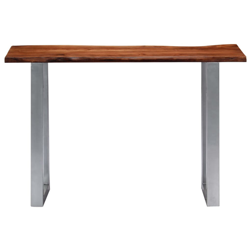 Wandtafel 115x35x76 cm massief acaciahout en ijzer MeubelReus