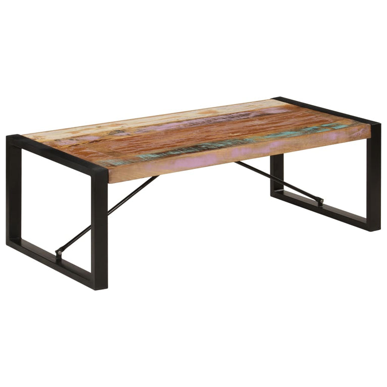 Salontafel 120x60x40 cm massief gerecycled hout MeubelReus