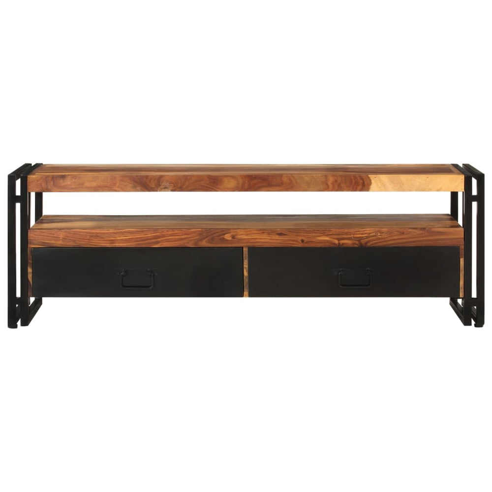 Tv-meubel 120x30x40 cm massief sheeshamhout MeubelReus
