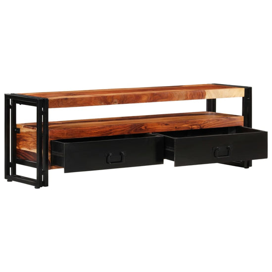 Tv-meubel 120x30x40 cm massief sheeshamhout MeubelReus