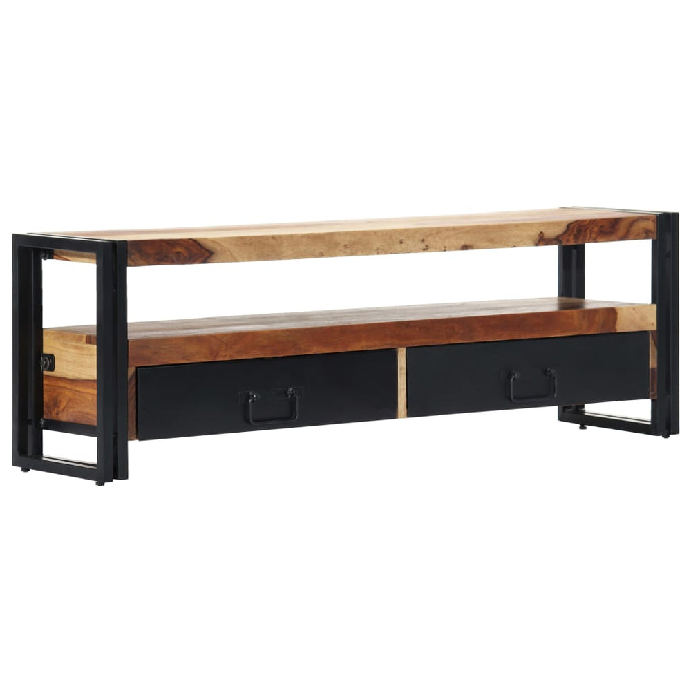 Tv-meubel 120x30x40 cm massief sheeshamhout MeubelReus