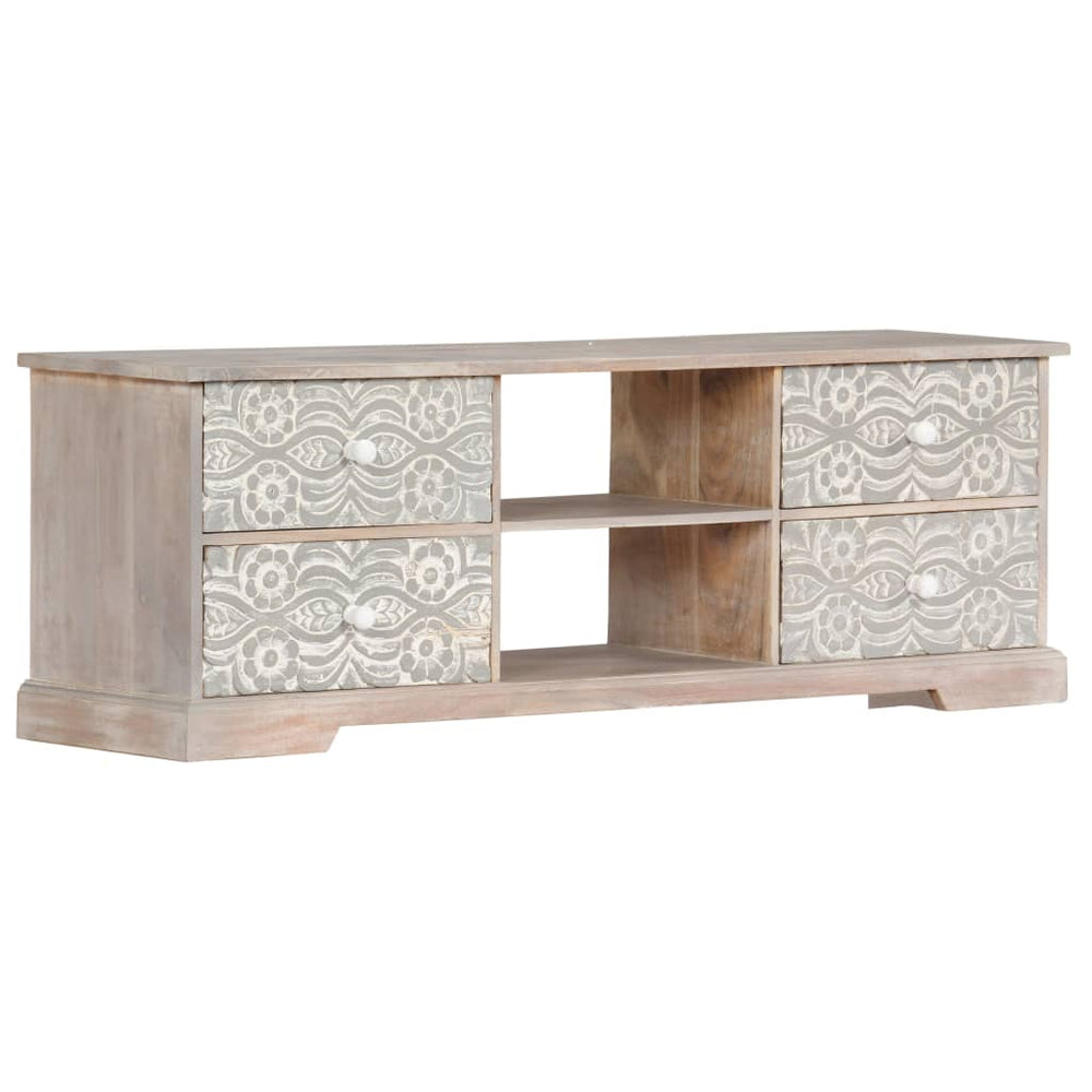 Tv-meubel 120x30x40 cm massief acaciahout MeubelReus