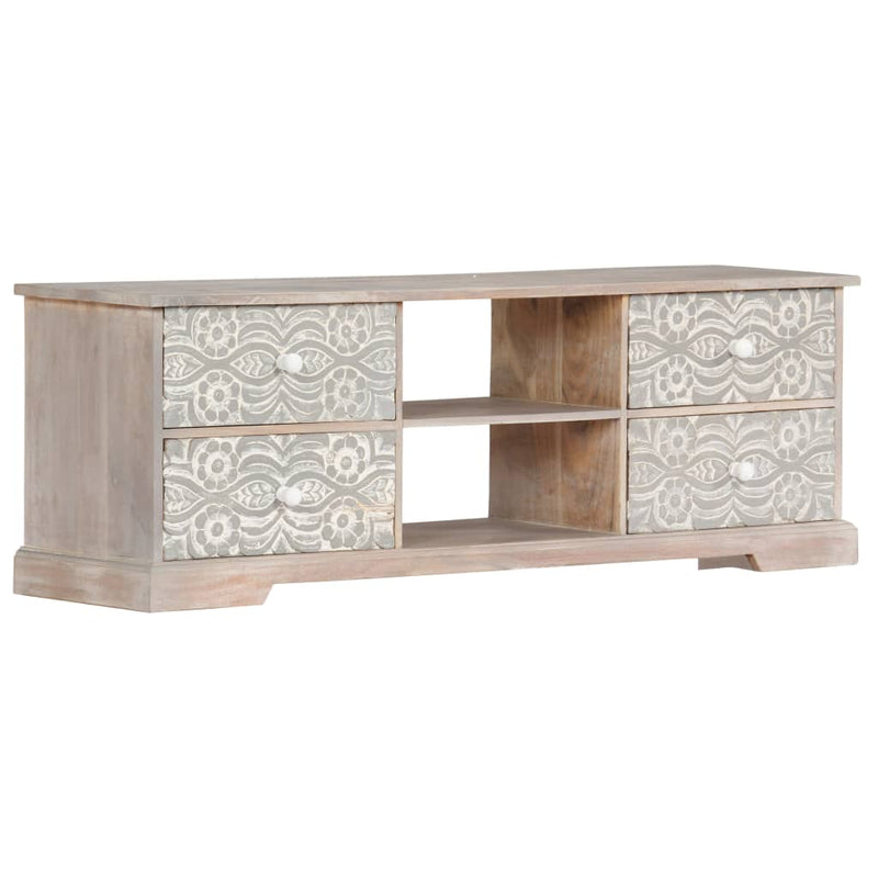 Tv-meubel 120x30x40 cm massief acaciahout MeubelReus