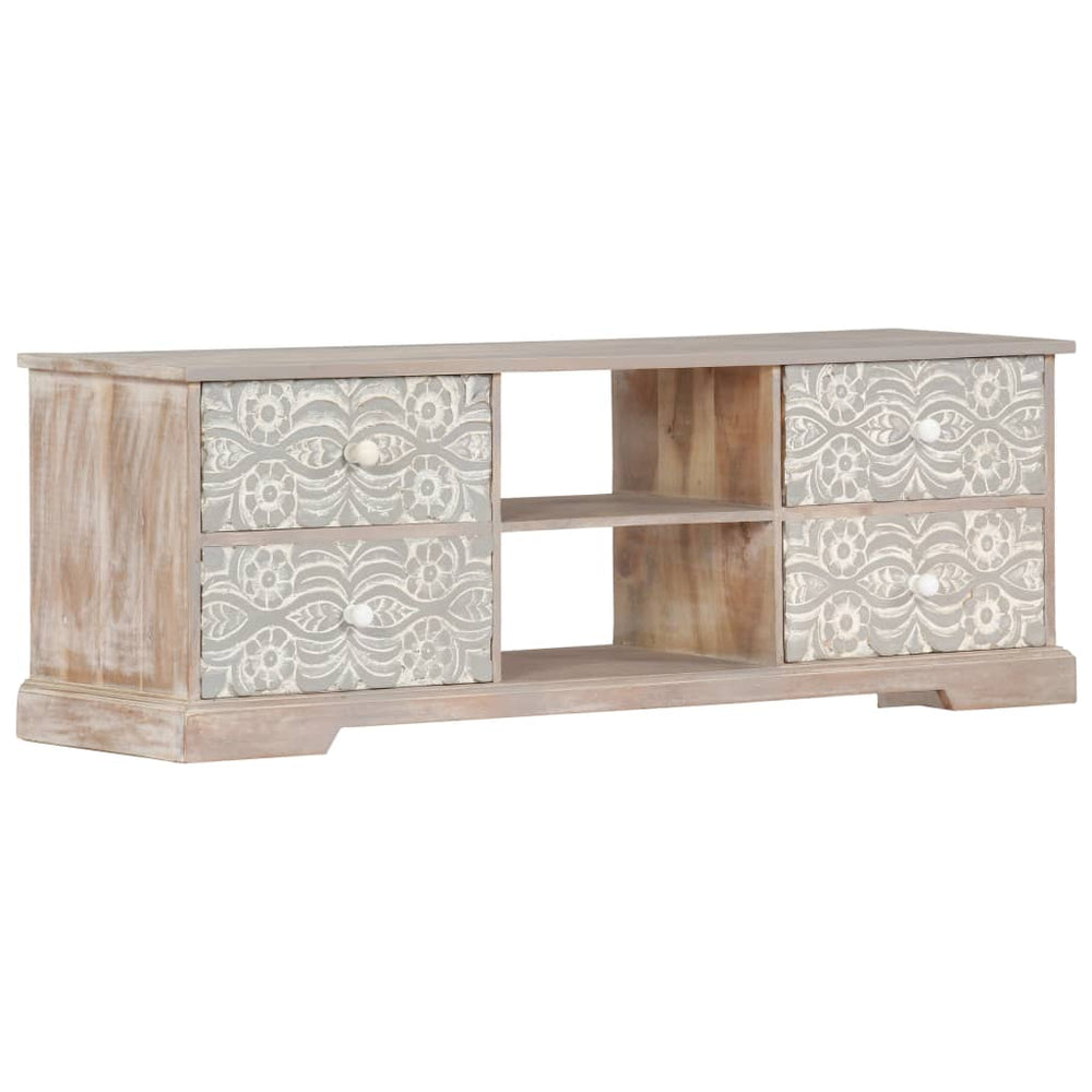 Tv-meubel 120x30x40 cm massief acaciahout MeubelReus