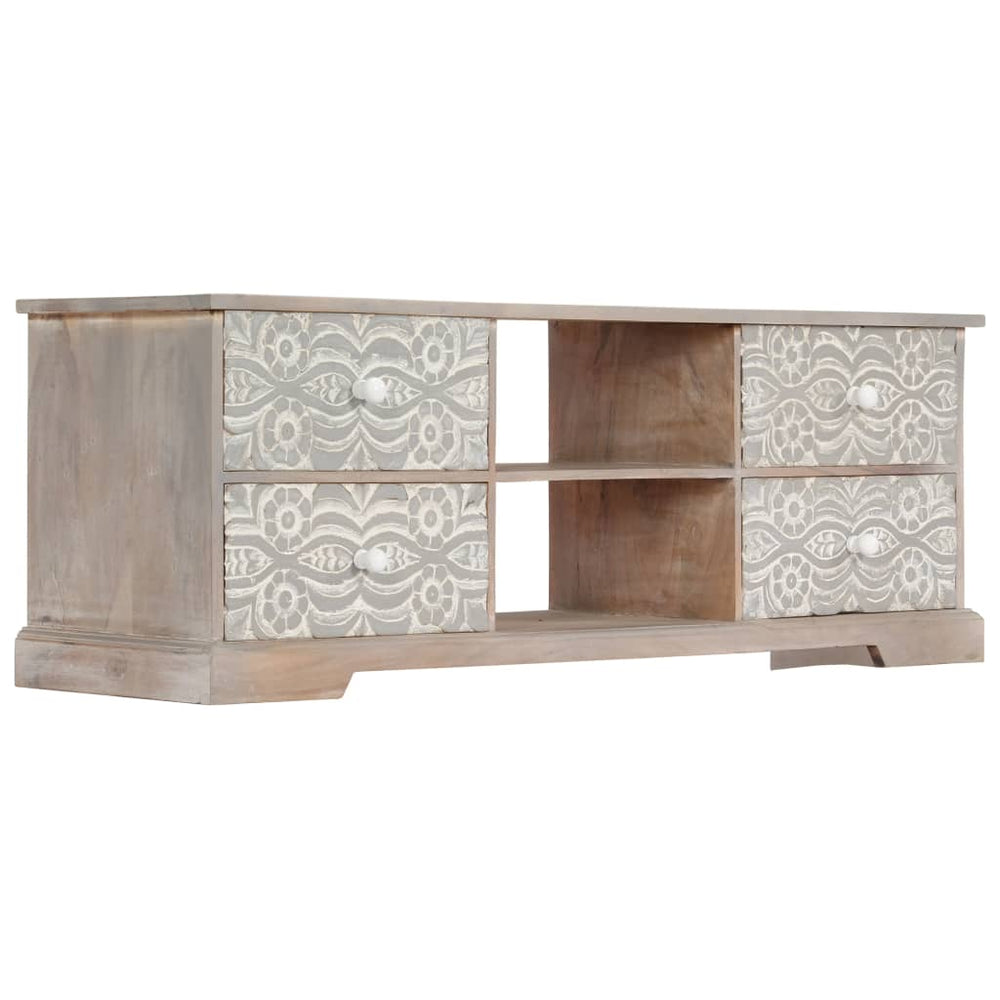 Tv-meubel 120x30x40 cm massief acaciahout MeubelReus