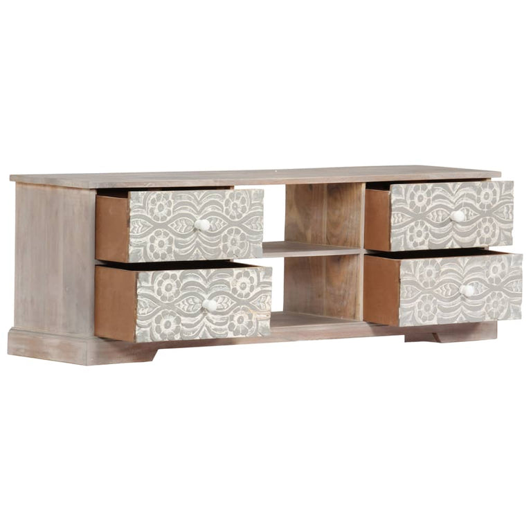 Tv-meubel 120x30x40 cm massief acaciahout MeubelReus