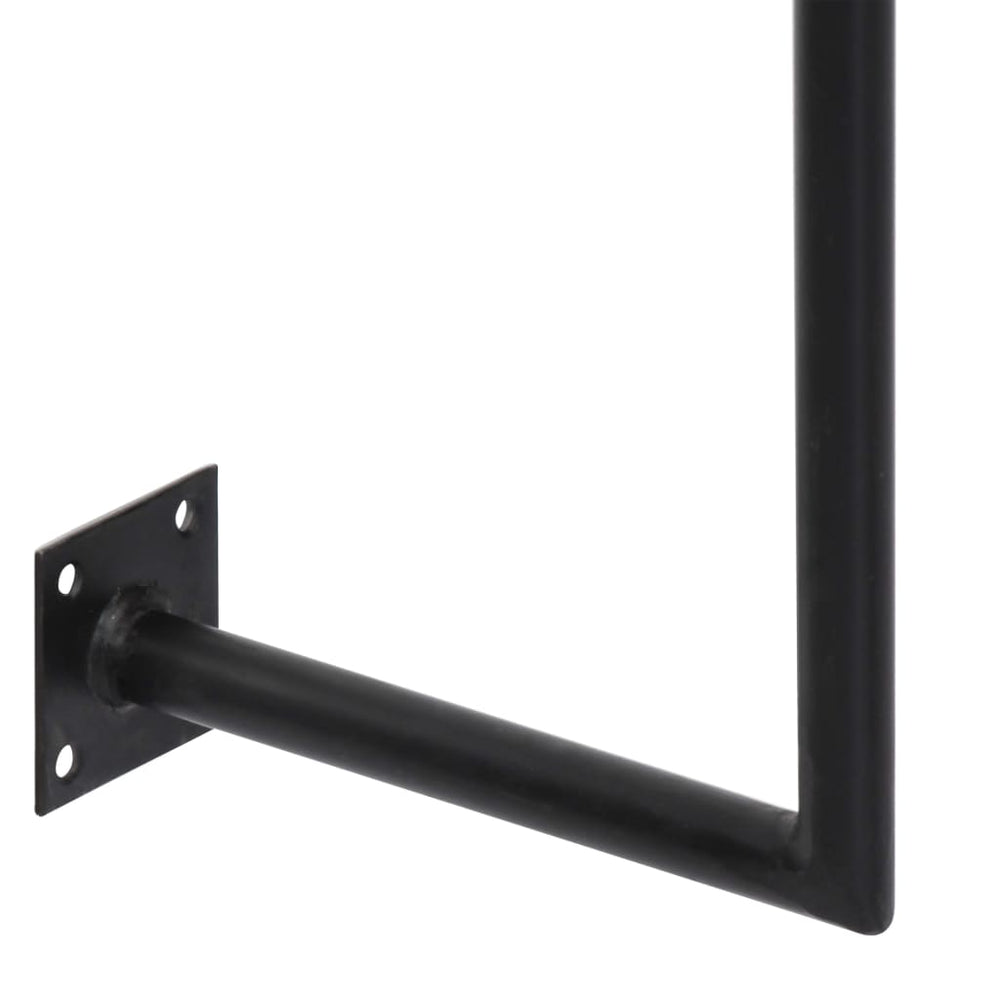 Wandbureau 90x40x170 cm massief acaciahout MeubelReus