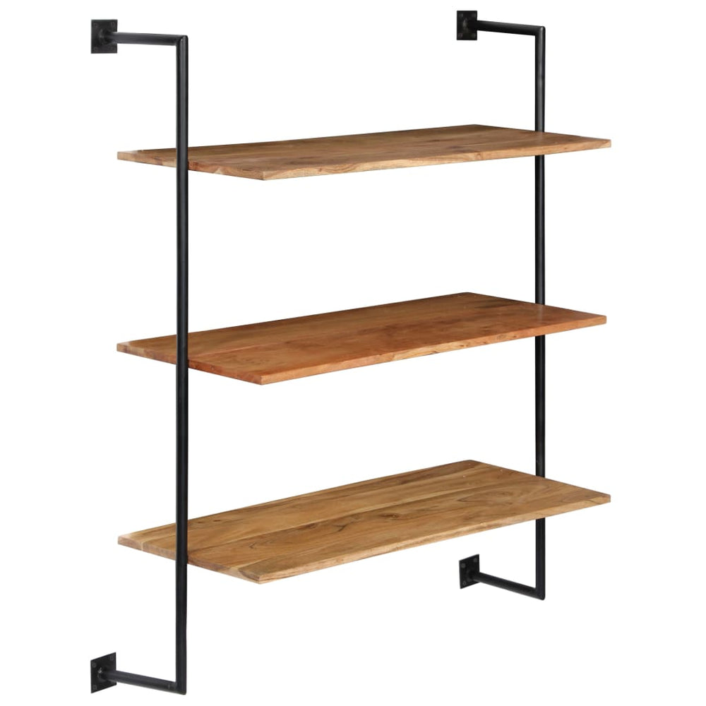 Wandschap 94x35x113 cm massief acaciahout MeubelReus
