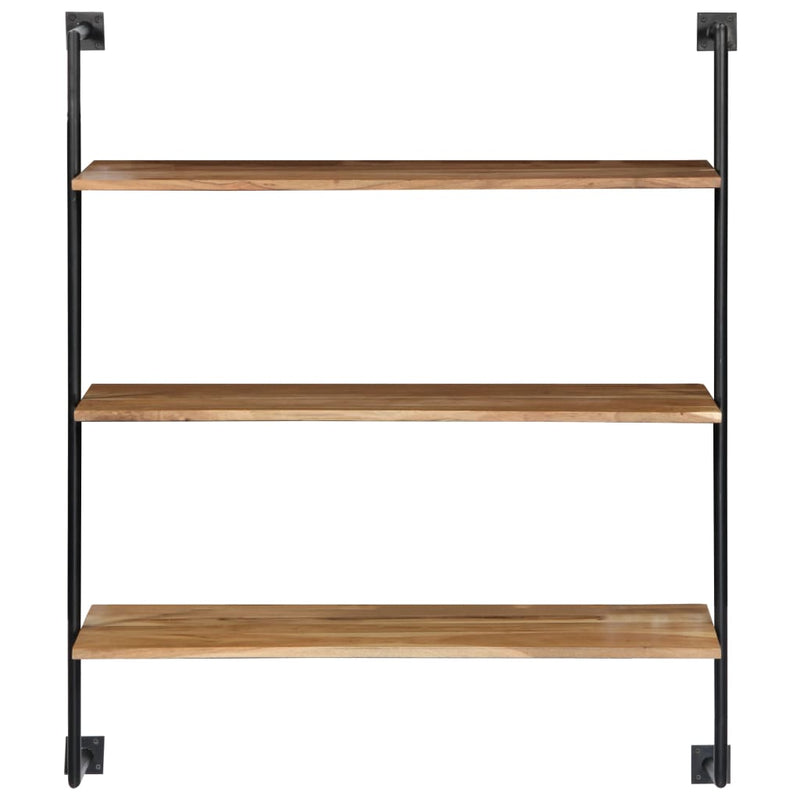 Wandschap 94x35x113 cm massief acaciahout MeubelReus