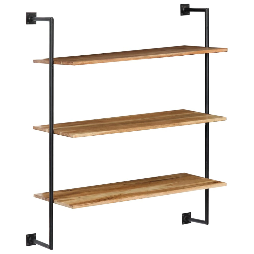 Wandschap 94x35x113 cm massief acaciahout MeubelReus