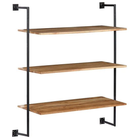 Wandschap 94x35x113 cm massief acaciahout MeubelReus