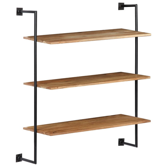 Wandschap 94x35x113 cm massief acaciahout MeubelReus