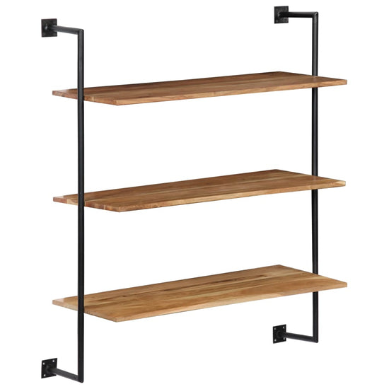 Wandschap 94x35x113 cm massief acaciahout MeubelReus