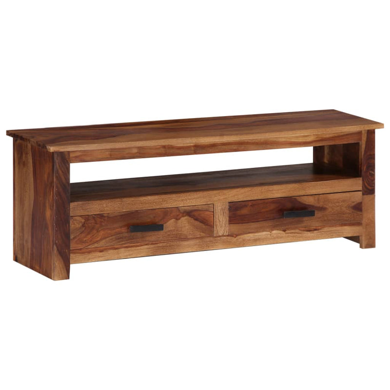 TV-meubel 118x30x40 cm massief sheeshamhout MeubelReus