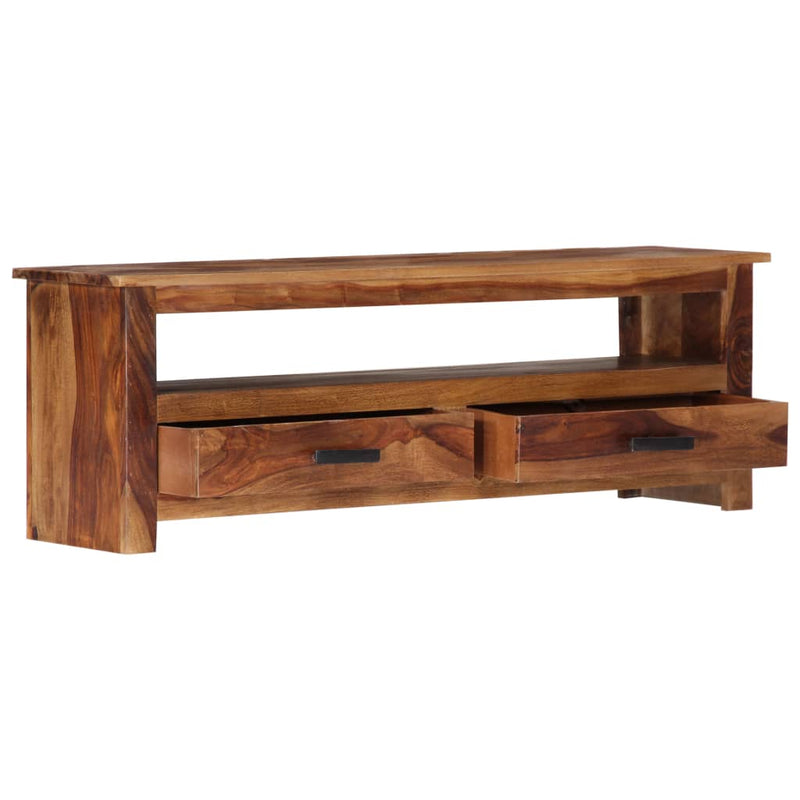 TV-meubel 118x30x40 cm massief sheeshamhout MeubelReus