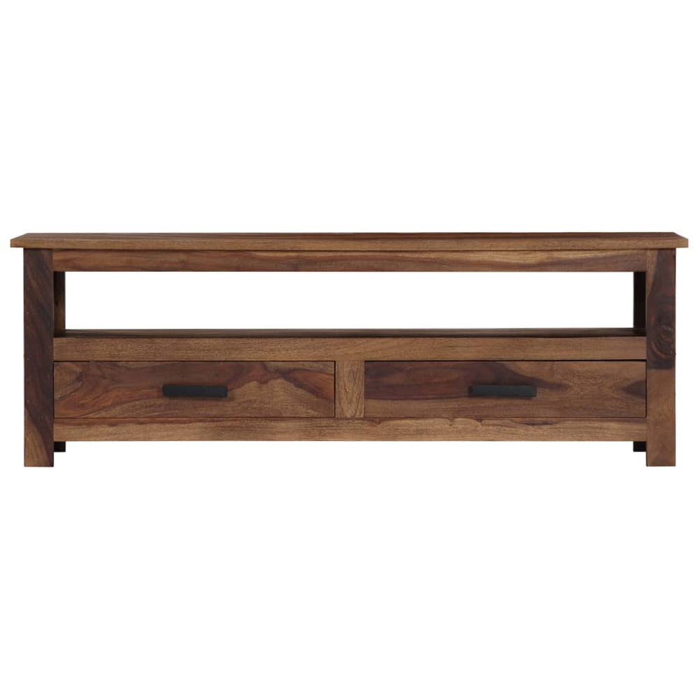 TV-meubel 118x30x40 cm massief sheeshamhout MeubelReus
