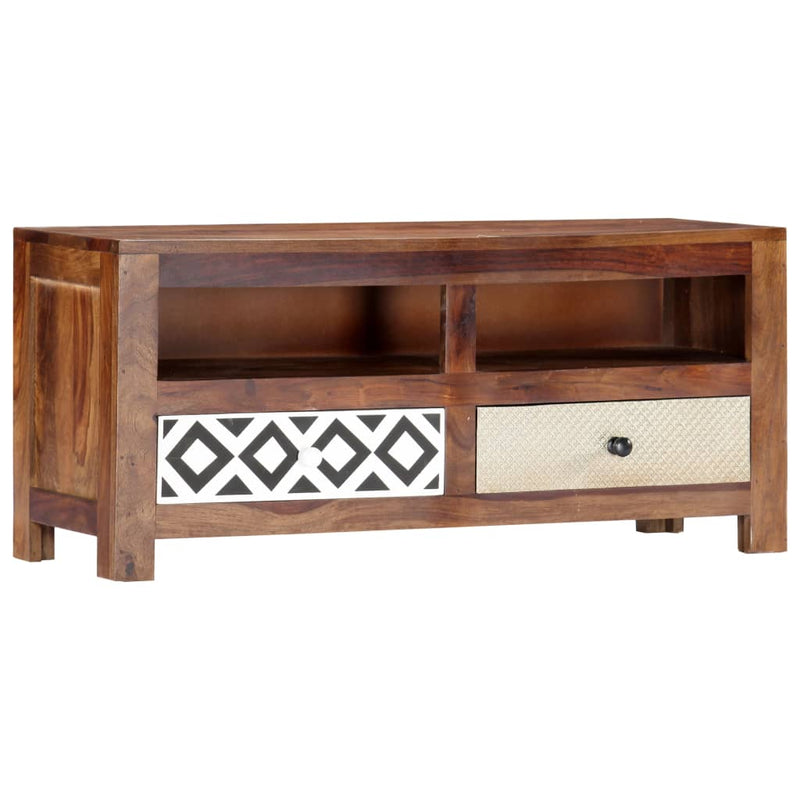 Tv-meubel 90x30x40 cm massief sheeshamhout MeubelReus