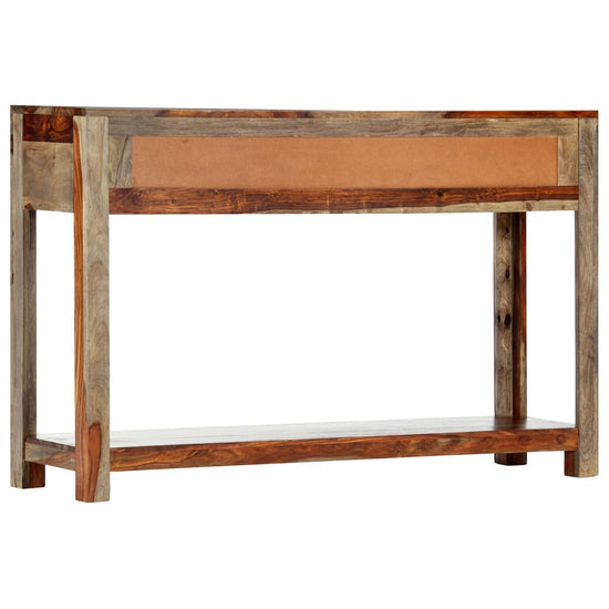 Wandtafel met 3 lades 120x30x75 cm massief sheeshamhout MeubelReus