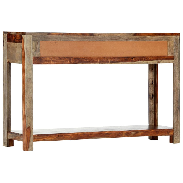 Wandtafel met 3 lades 120x30x75 cm massief sheeshamhout MeubelReus