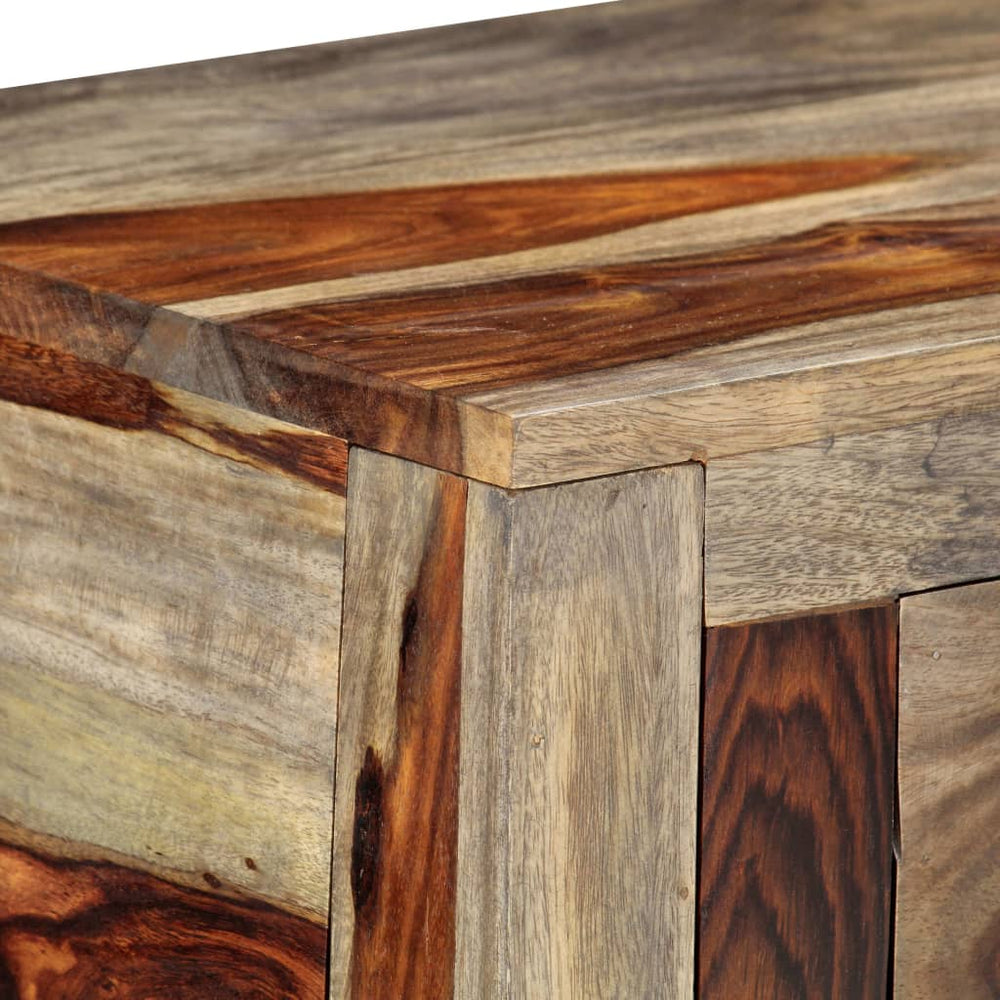 Wandtafel met 3 lades 120x30x75 cm massief sheeshamhout MeubelReus