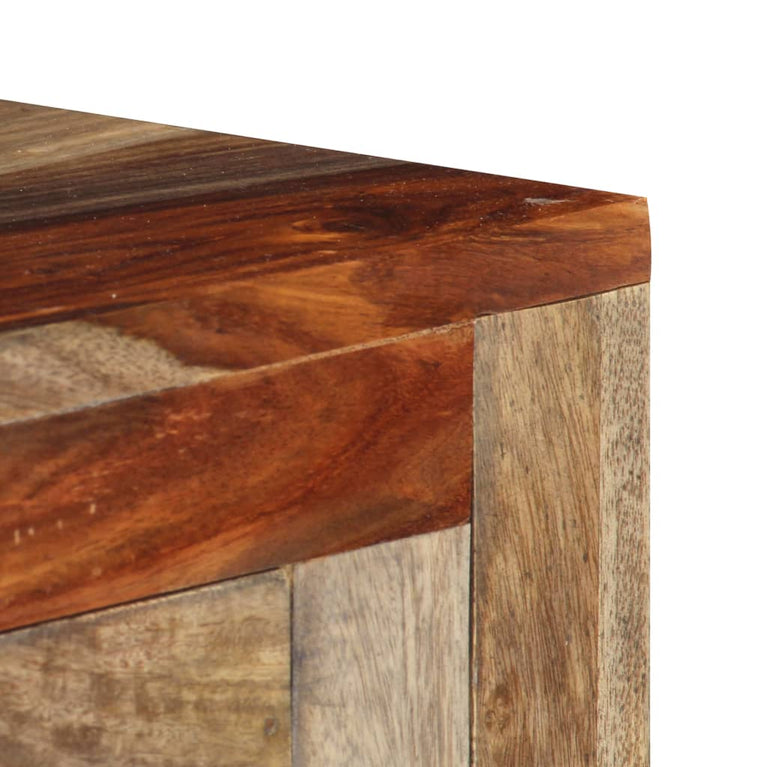 Wandtafel met 3 lades 120x30x75 cm massief sheeshamhout MeubelReus