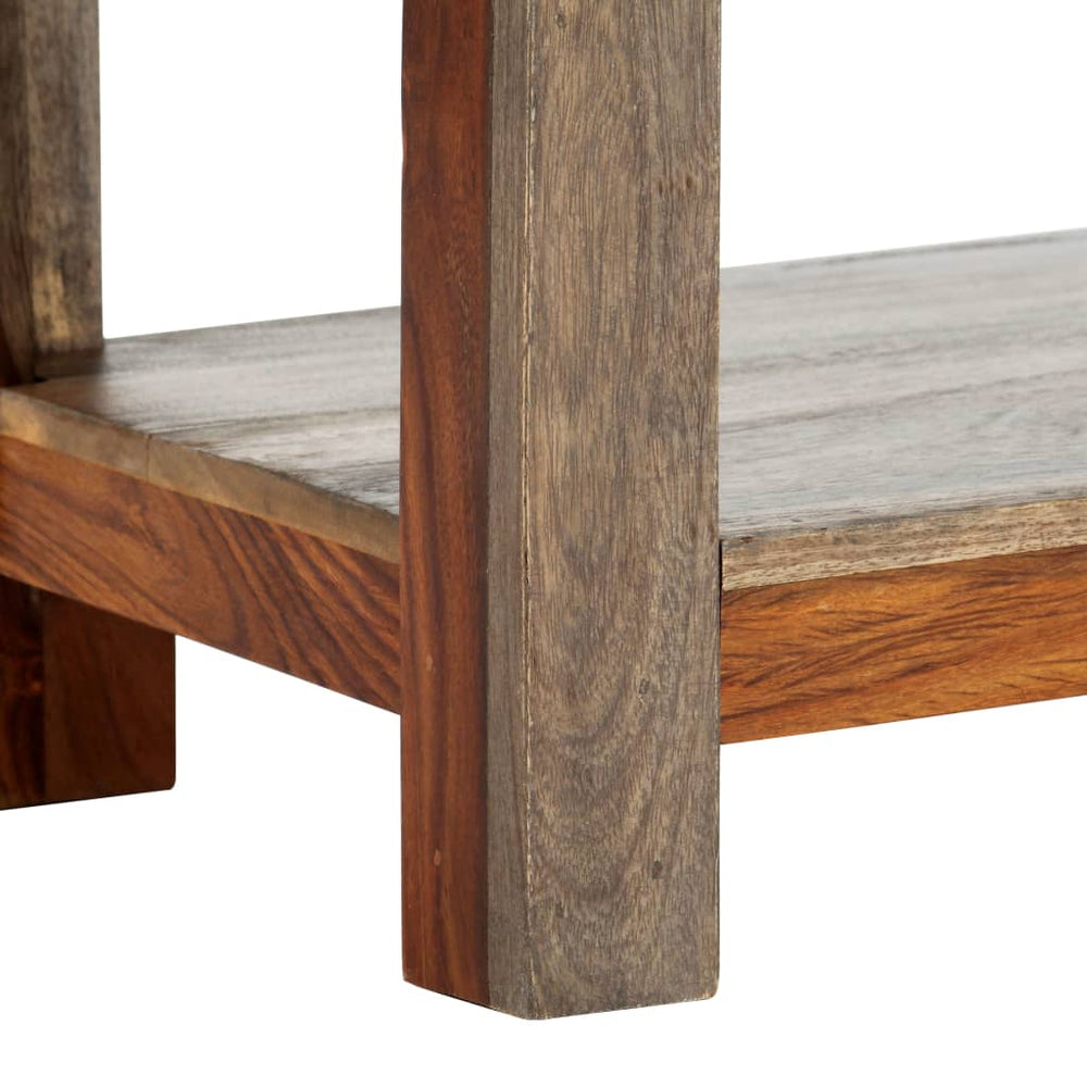 Wandtafel met 3 lades 120x30x75 cm massief sheeshamhout MeubelReus