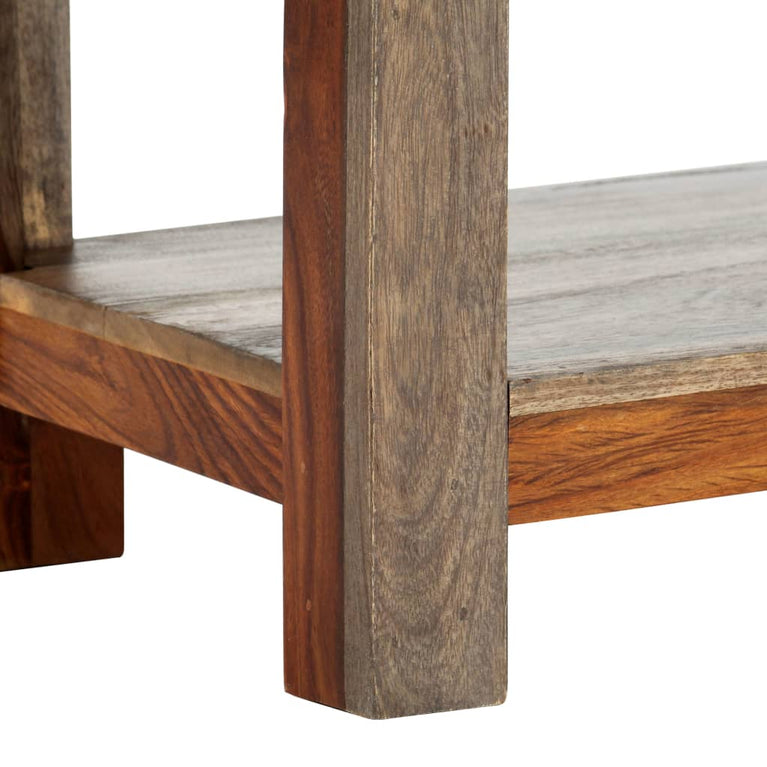 Wandtafel met 3 lades 120x30x75 cm massief sheeshamhout MeubelReus
