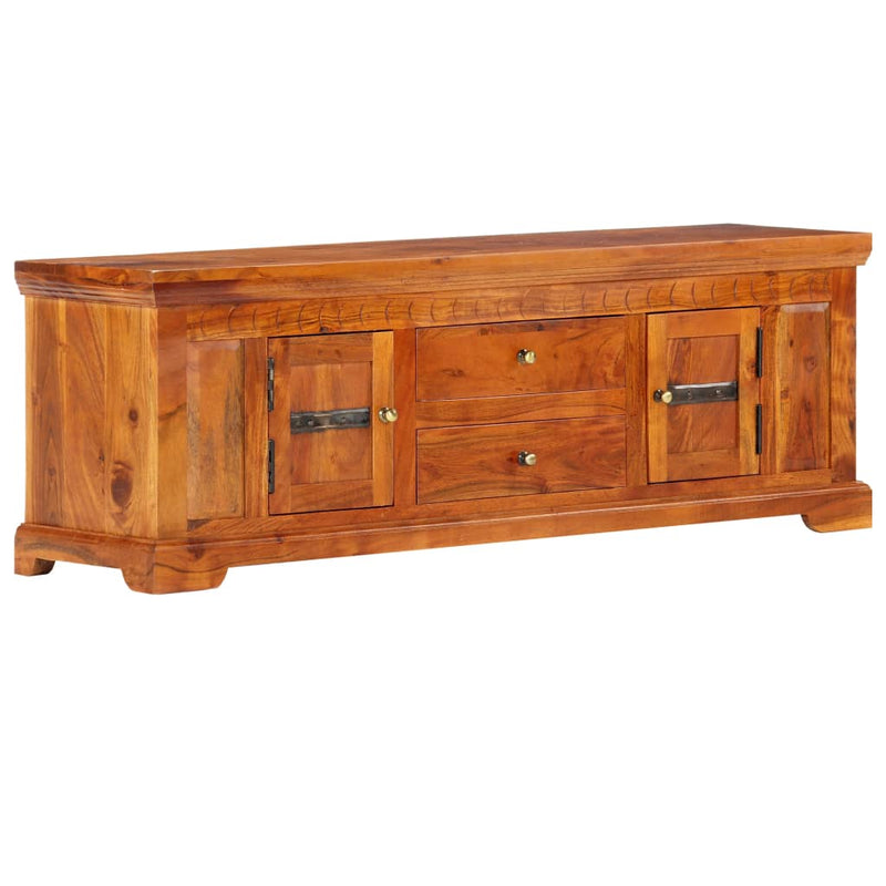 Tv-meubel 119x30x40 cm massief acaciahout MeubelReus