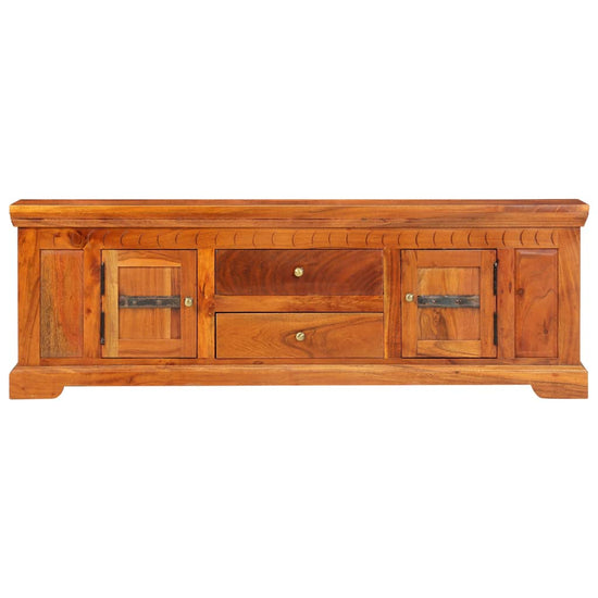 Tv-meubel 119x30x40 cm massief acaciahout MeubelReus