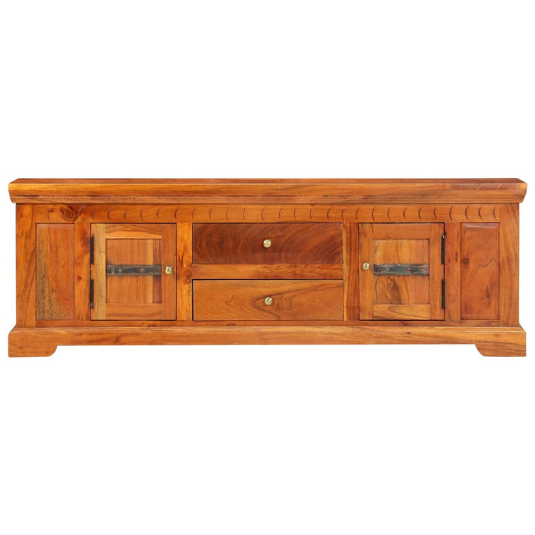 Tv-meubel 119x30x40 cm massief acaciahout MeubelReus