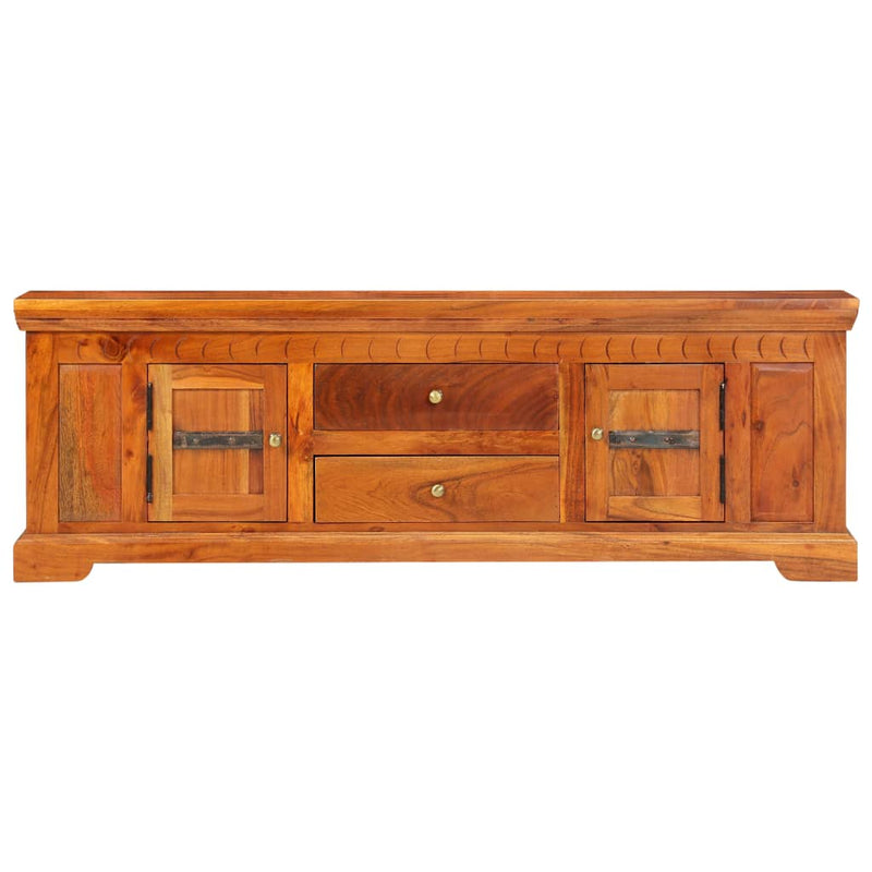 Tv-meubel 119x30x40 cm massief acaciahout MeubelReus