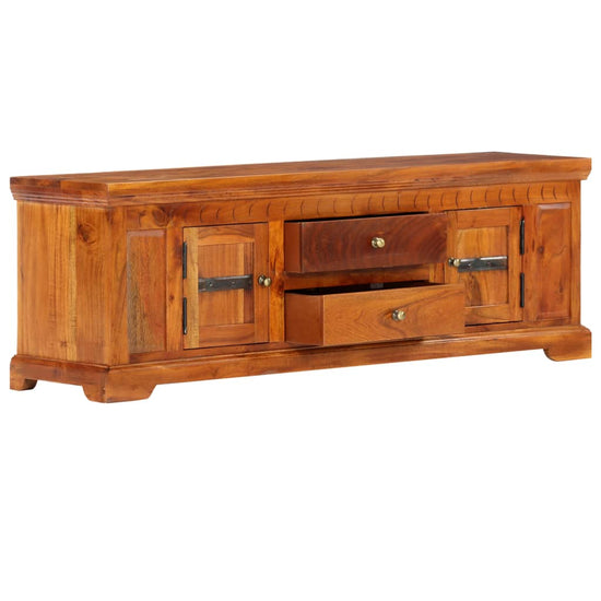 Tv-meubel 119x30x40 cm massief acaciahout MeubelReus
