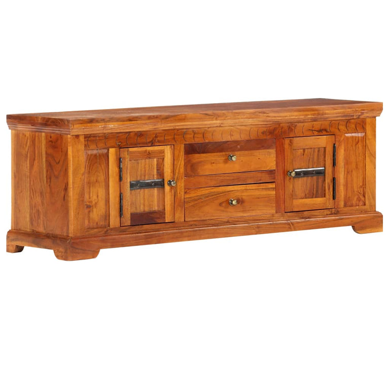 Tv-meubel 119x30x40 cm massief acaciahout MeubelReus