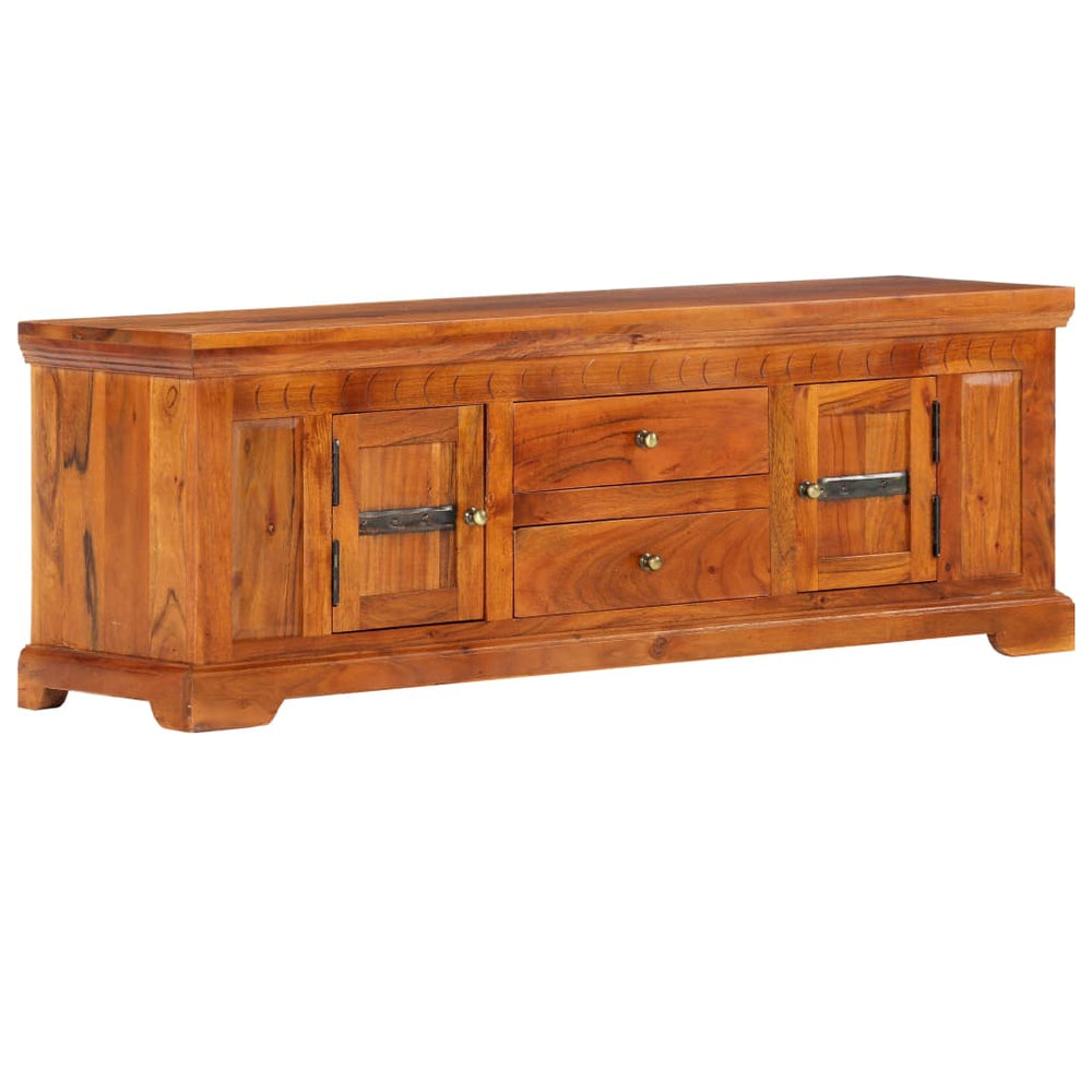 Tv-meubel 119x30x40 cm massief acaciahout MeubelReus