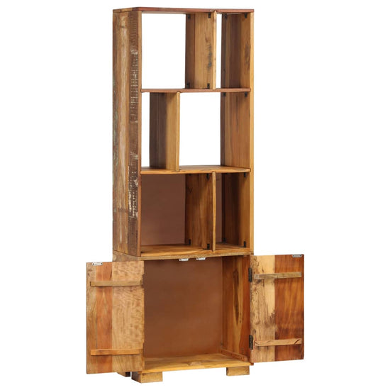 Boekenkast 60x35x180 cm massief gerecycled hout MeubelReus