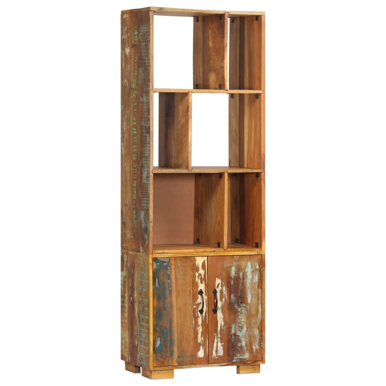 Boekenkast 60x35x180 cm massief gerecycled hout MeubelReus