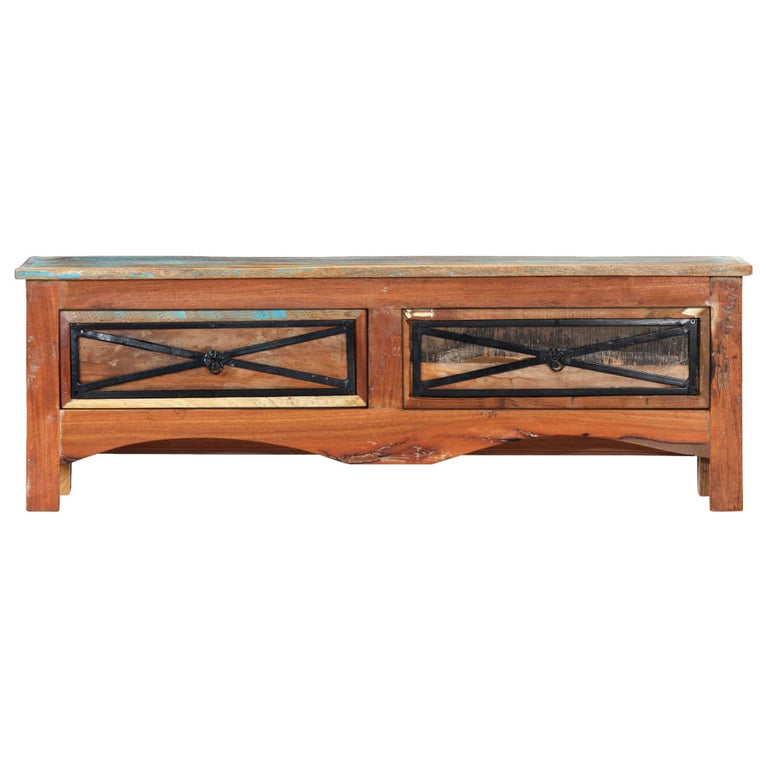 Tv-meubel 120x30x40 cm massief gerecycled hout MeubelReus