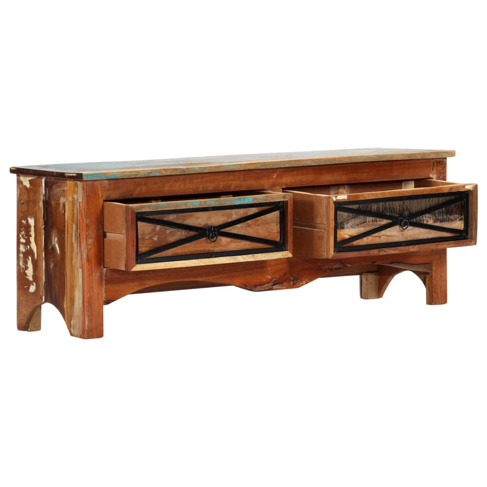 Tv-meubel 120x30x40 cm massief gerecycled hout MeubelReus