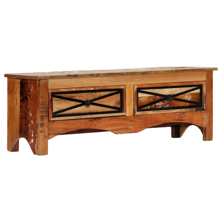 Tv-meubel 120x30x40 cm massief gerecycled hout MeubelReus