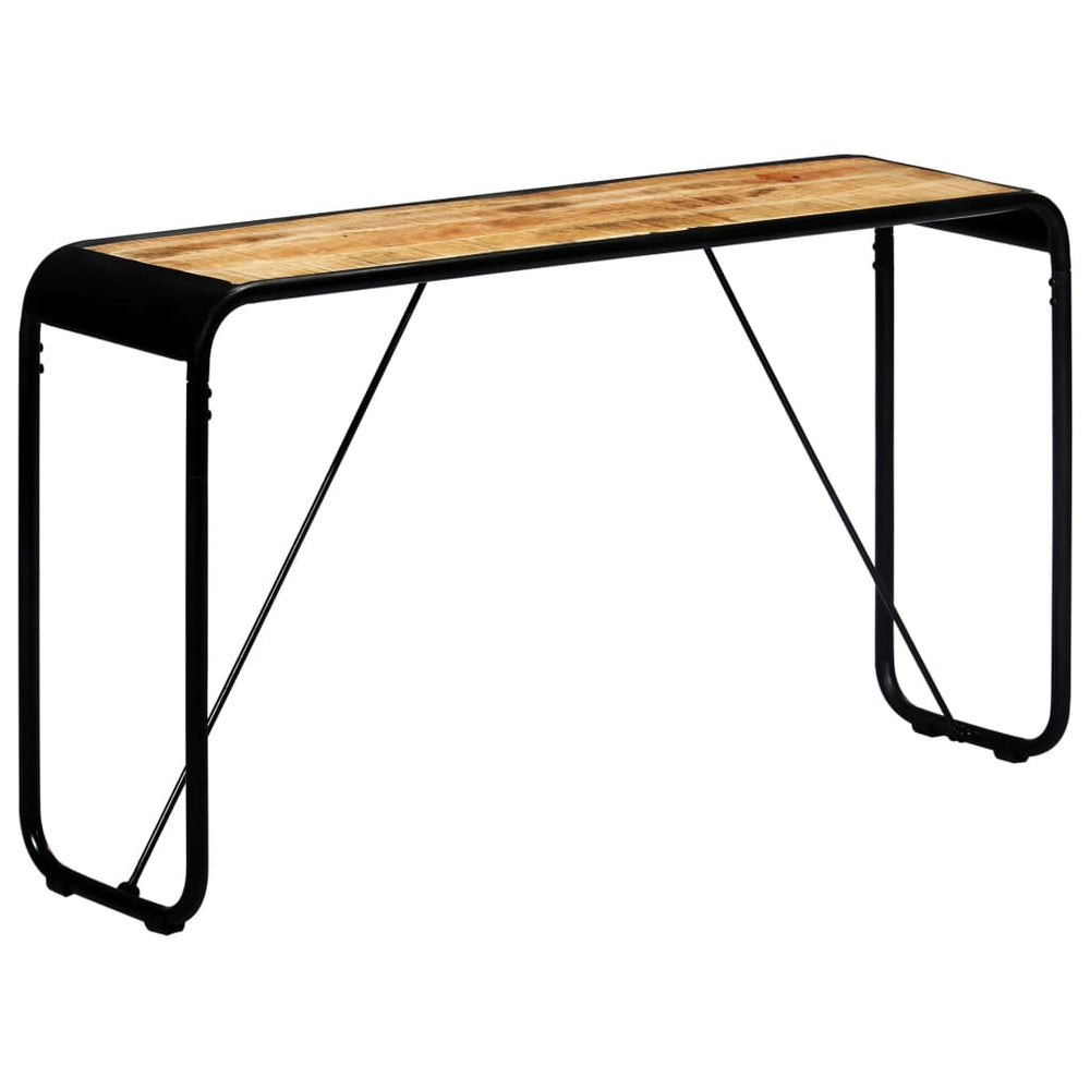 Wandtafel 140x35x76 cm massief ruw mangohout MeubelReus