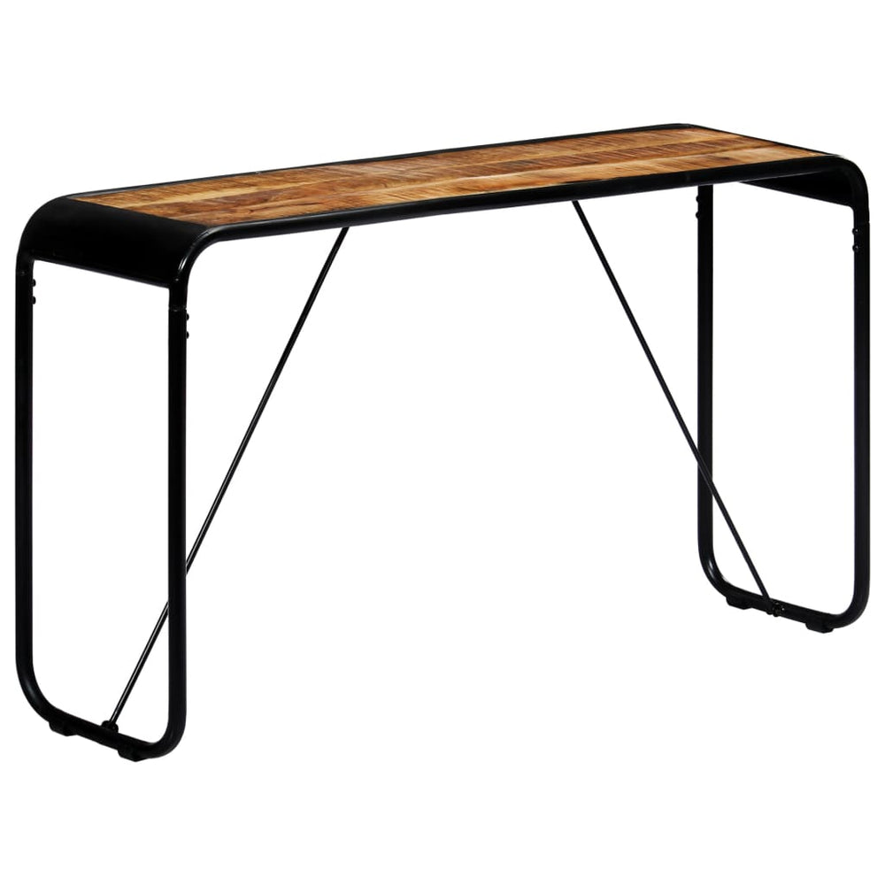 Wandtafel 140x35x76 cm massief ruw mangohout MeubelReus